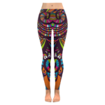 Abstract Low Rise Leggings