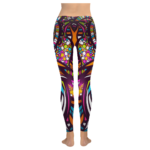 Abstract Low Rise Leggings