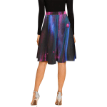 Women's Galaxy Pleated Midi Skirt