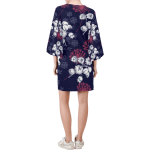 Floral pattern with flowers Bell Sleeve Dress