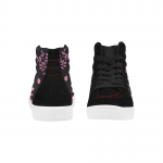Stylish Floral High Top Canvas Sneakers