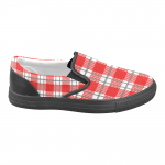 Smart Checkered Slip On Shoes