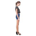 Elegant Color Shade Skinny Shorts