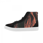 Burning Color High Top Canvas Sneakers