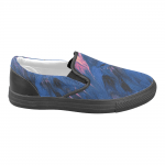 Blue Shaded Slip On Shoes