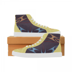 Decent Pattern High Top Canvas Sneakers