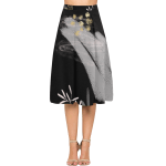 Women's Floral with White Wash Crepe Skirt