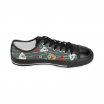 Triangle Print Canvas Sneakers