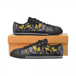 Incredible Floral Print Canvas Sneakers