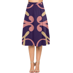 Modern Pattern Crepe Skirt