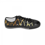 Cage Pattern Canvas Sneakers