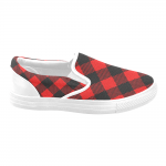 Beautiful Checkered Slip on Shoes