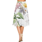 Beautiful Floral Print Crepe Skirt