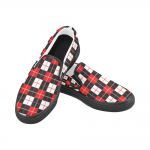 Checkered Style Slip On Shoes
