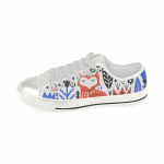 Fox Art Canvas Sneakers