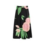 Women's Floral Crepe Skirt