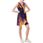 Blaze Pattern Shift Sleeveless Dress