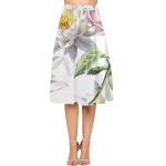 Beautiful Floral Print Crepe Skirt