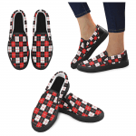 Checkered Style Slip On Shoes