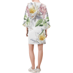 Women's Floral 3-D Bell Sleeve Dress