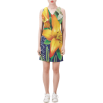 Yellow Floral Shift Dress