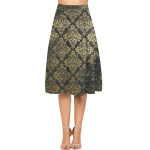 Women's Paisley Crepe Skirt