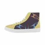 Decent Pattern High Top Canvas Sneakers