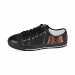 Fire Pattern Canvas Sneakers