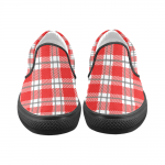 Smart Checkered Slip On Shoes