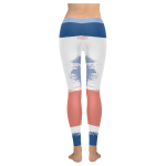 Colorful Patch Low Rise Leggings
