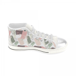 Decorative High Top Canvas Sneakers