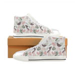 Awesome Print High Top Canvas Sneakers