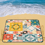 Glorious Geometric Foldable Beach Mat