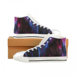 Hot Pattern High Top Canvas Sneakers