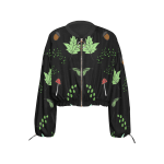 Exclusive Floral Print Cropped Jacket