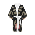 Lovable Leaf Short Kimono Robe