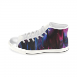 Hot Pattern High Top Canvas Sneakers
