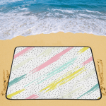 Colorful And Dot Foldable Beach Mat