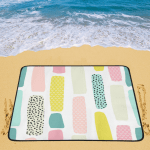 Colorful Patch Foldable Beach Mat