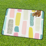 Colorful Patch Foldable Beach Mat