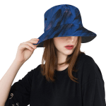 Blue Shaded Unisex Bucket Hat