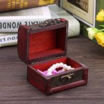 Vintage Wooden Jewellery Case Classical Container Ring Necklace Earring Bracelet Display Storage Box Holder Clasp Closure Design 6