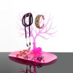 Qingwen Deer Earrings Necklace Ring Pendant Bracelet Jewelry Display Stand Tray Tree Storage jewelry Organizer Holder CE0560 4